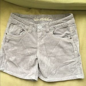 Vintage Grey corduroy shorts